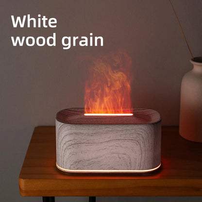 Flame LED Essential Oil Diffuser Aromatherapy Bedroom Decor Humidifier