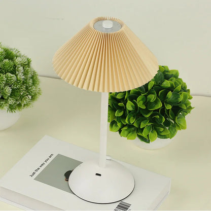 Retro USB Rechargeable Desk Lamp Bedroom Decor Indoor Lighting Touch Dimmer Switch Control