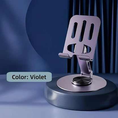 360° Rotating Aluminium Phone Stand Desk Accessories Foldable Smartphone Holder Home Office