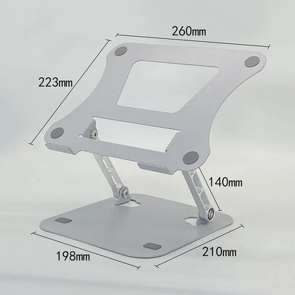 Adjustable Foldable Laptop Stand Cooling Ergonomic Home Office Height and Angle