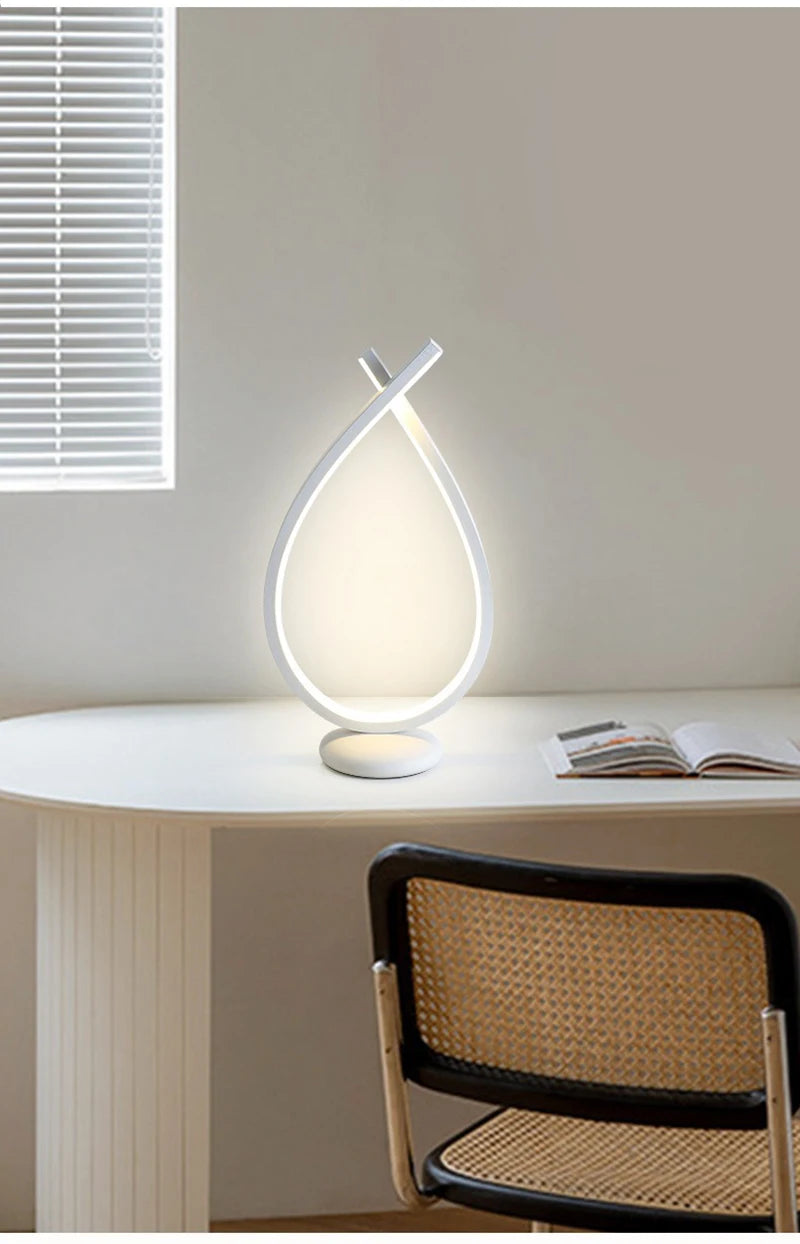LED USB Night Lamp – Minimalist Desktop Touch Dimmer Decor Light