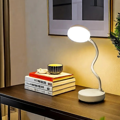 LED Gooseneck Desk Lamp USB Touch Control Home Office Indoor Lighting Reading Light