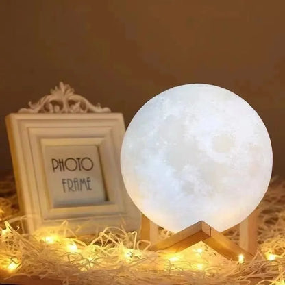 LED Moon Galaxy Night Light Bedroom Lighting DIY Lamp Kids Gifts Warm Eye-Friendly Glow