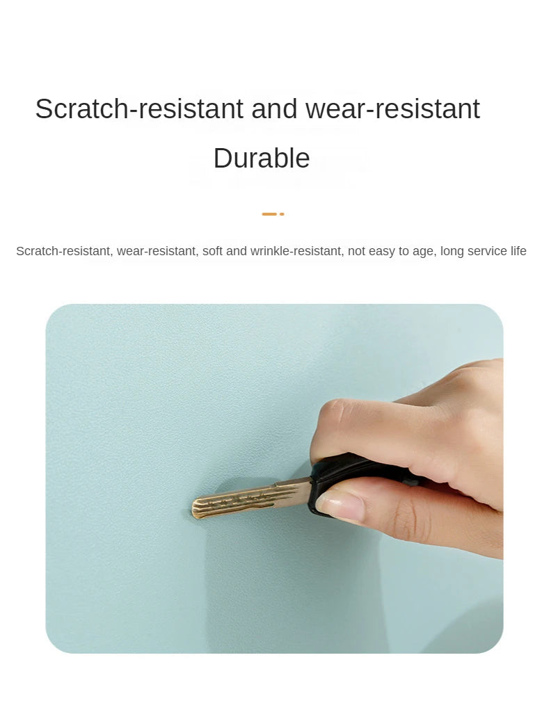 Small PU Leather Mouse Pad – Non-Slip Waterproof Desktop Mat