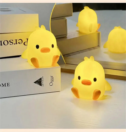 Duck LED Night Light Bedroom Lighting Kids Gifts Cute Design Sleep-Friendly