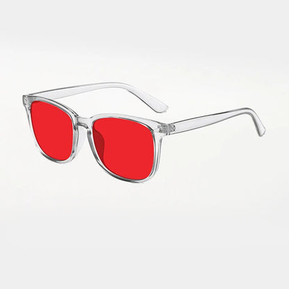 Unisex Red Yellow Orange Tinted Anti Blue Light Glasses Night Sleep Lens Filter Eyewear for Eye