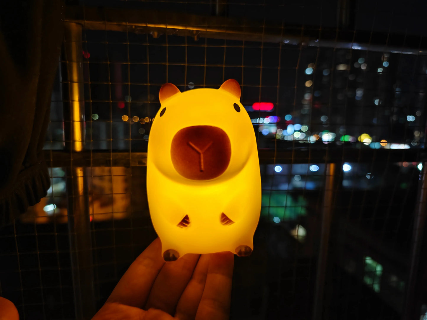 Capybara Silicone LED Night Light