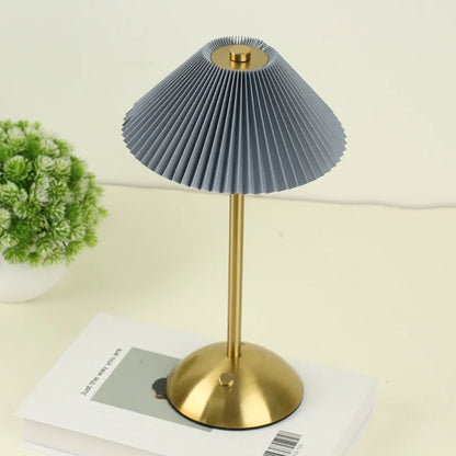 Retro USB Rechargeable Desk Lamp Bedroom Decor Indoor Lighting Touch Dimmer Switch Control