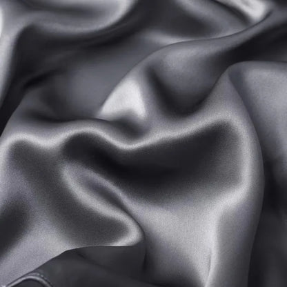 Silk Pillowcase White Black Grey Khaki Blue Pink Sliver Bed Pillow Covers Luxury Cases Home