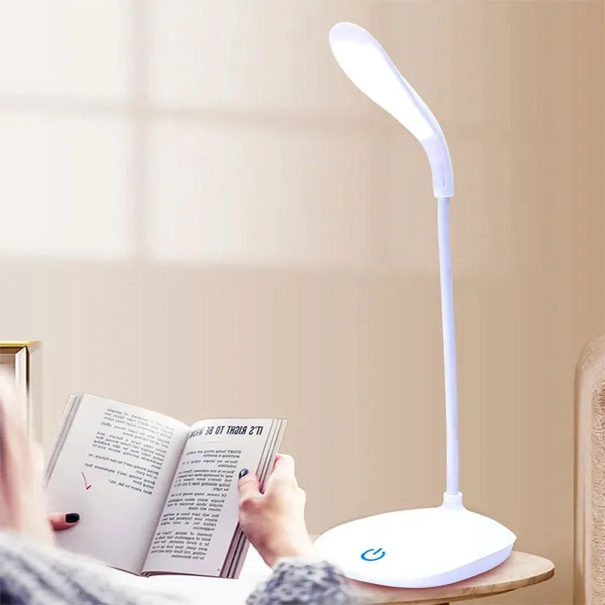 Home Office LED Desk Lamp – USB Touch Dimmer 3 Brightness Levels