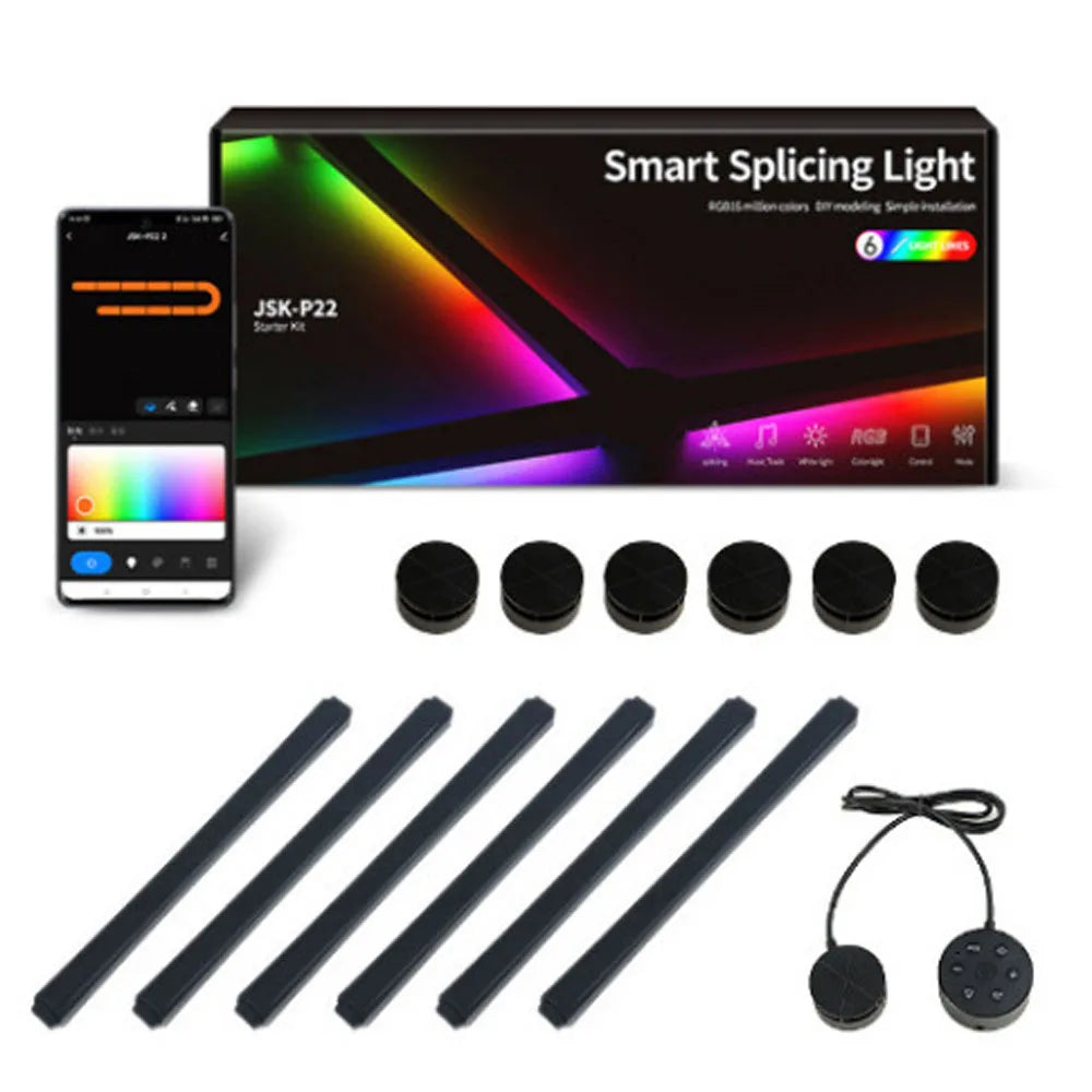 DIY RGB Splicing Wall Light