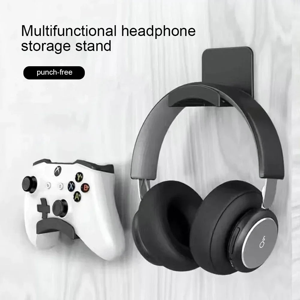 Universal Headphone Stand – Under-Desk Headset Hanger