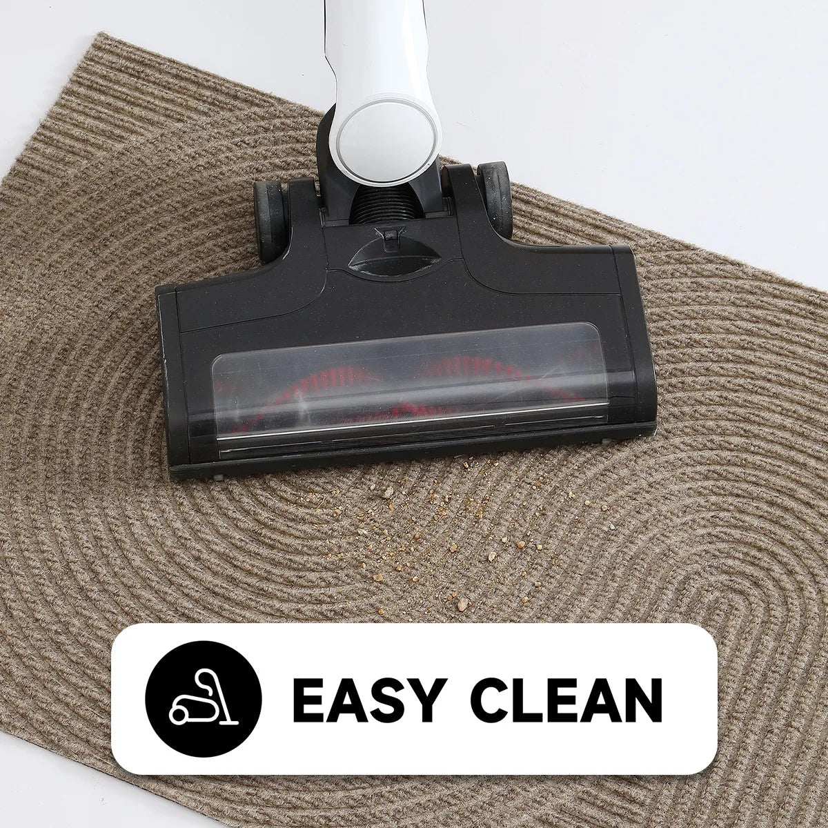 Grooved Geometric Doormat Non-Slip Scraper Entrance Mat 2 Sizes