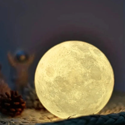 LED Moon Galaxy Night Light Bedroom Lighting DIY Lamp Kids Gifts Warm Eye-Friendly Glow