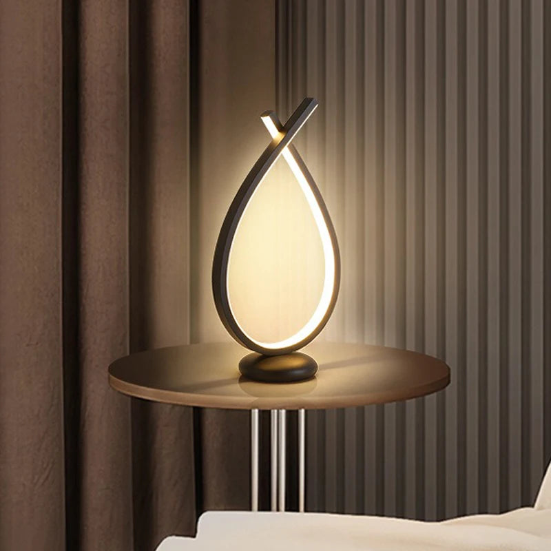 LED USB Night Lamp – Minimalist Desktop Touch Dimmer Decor Light