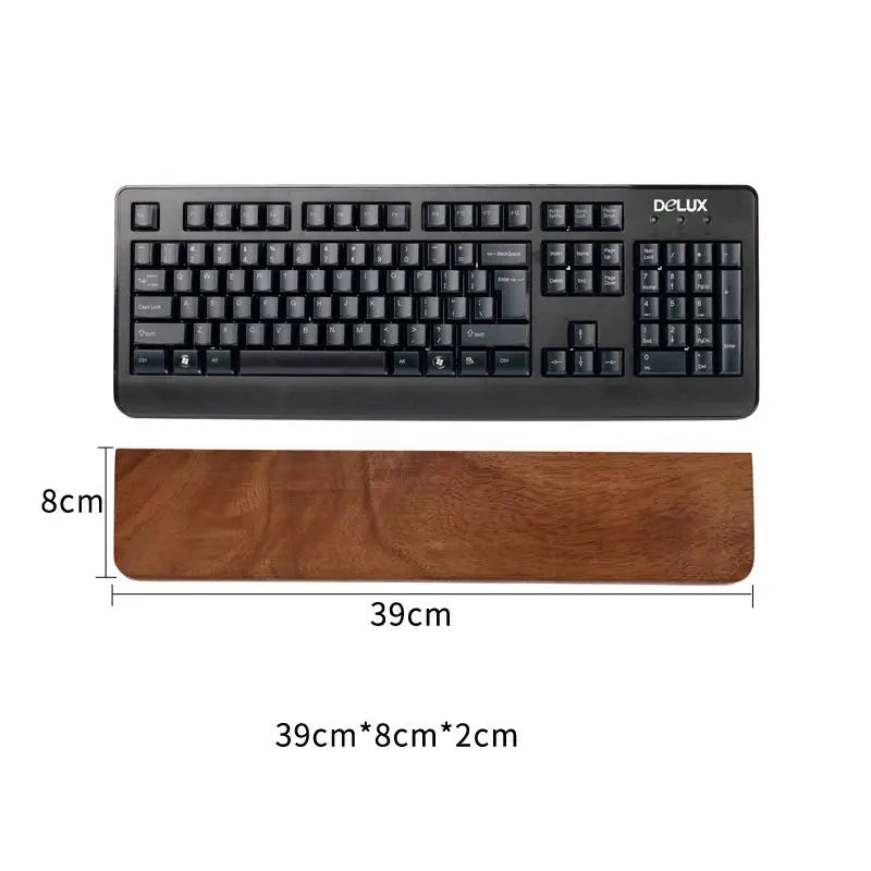 Walnut Wood Keyboard Wrist Rest Palm Pad Mechanical Ergonomic 87/98/104/108 Key Suitable For