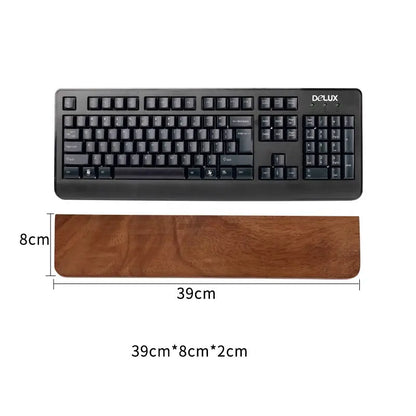 Walnut Wood Keyboard Wrist Rest Palm Pad Mechanical Ergonomic 87/98/104/108 Key Suitable For