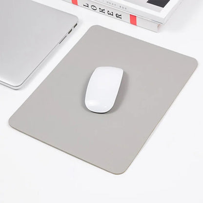 Small PU Leather Mouse Pad Desk Accessories Non-Slip Waterproof Dimensions Extended Mat