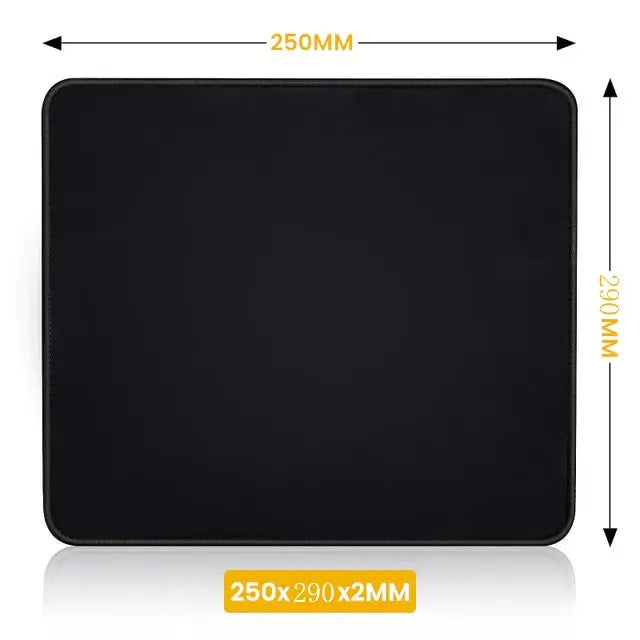 XXL Black Desk Mat – Extended Non-Slip Mouse Pad for Gaming & Office