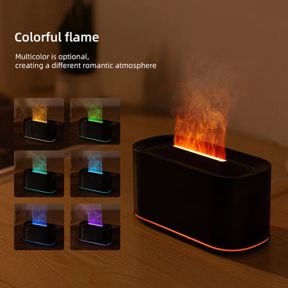 Flame LED Essential Oil Diffuser Aromatherapy Bedroom Decor Humidifier