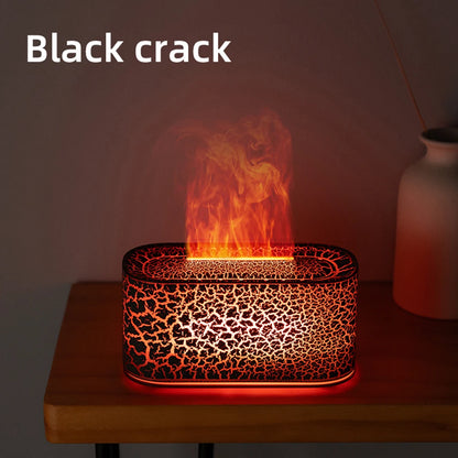 Flame LED Essential Oil Diffuser Aromatherapy Bedroom Decor Humidifier