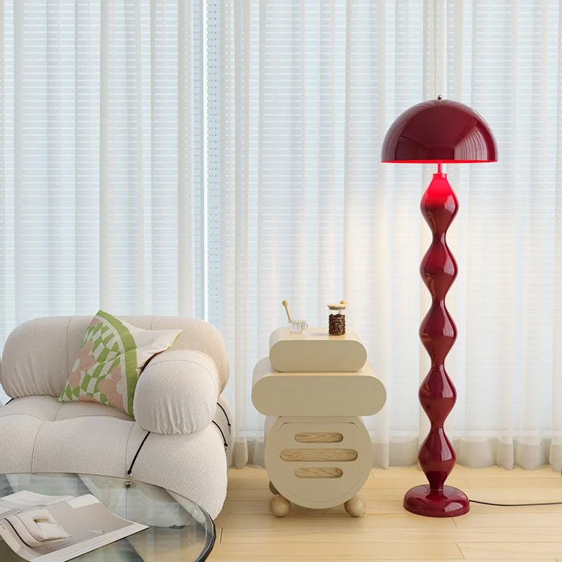 Creative Colorful Mushroom LED Floor Lamp Living Room Sofa Bedroom Bedhead Hotel Designer Light