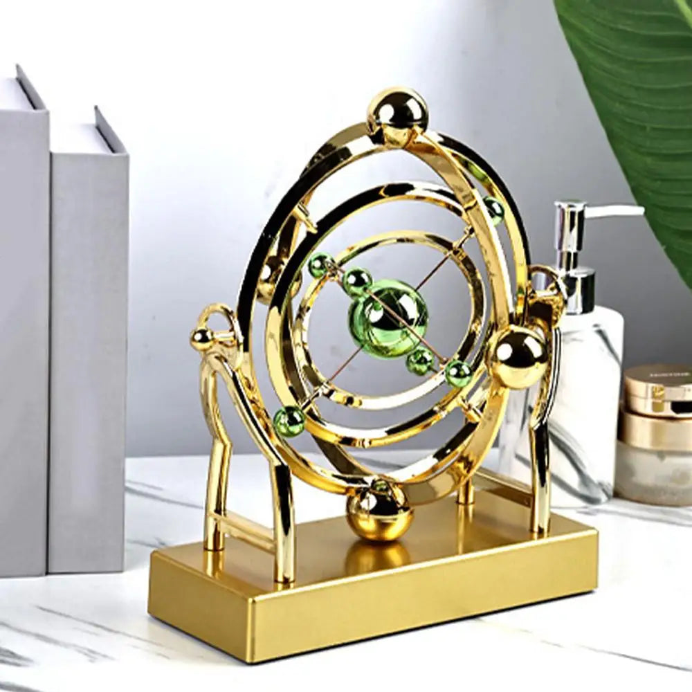 Celestial Orbit Kinetic Desk Sculpture