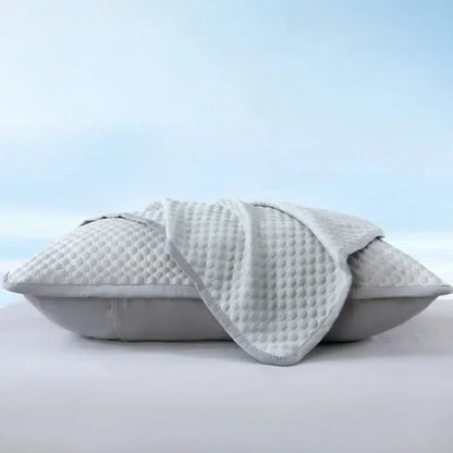 Summer Cooling Pillowcase Solid Color Ice Bean Cool Feeling Air Conditioning Cover Washable