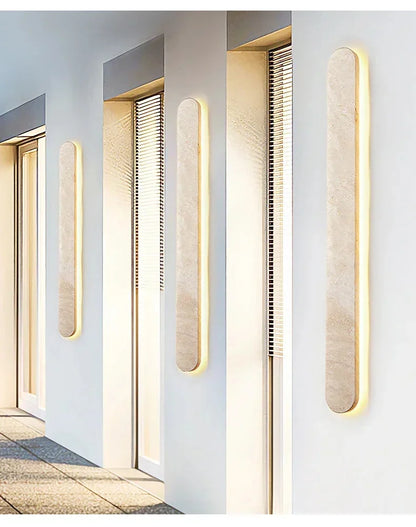 Travertine LED Wall Light Waterproof Outdoor Linear Lamp