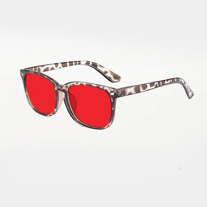 Unisex Red Yellow Orange Tinted Anti Blue Light Glasses Night Sleep Lens Filter Eyewear for Eye