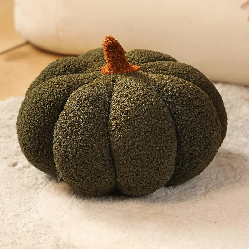 Plush Seat Cushion Cute Pumpkin Throw Pillow Super Soft Waist Sofa Window Halloween Ornament
