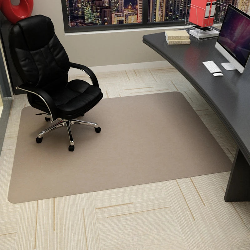 Office Rolling Chair Mat Computer Gaming Floor Carpet Anti-Slip Waterproof Living Room