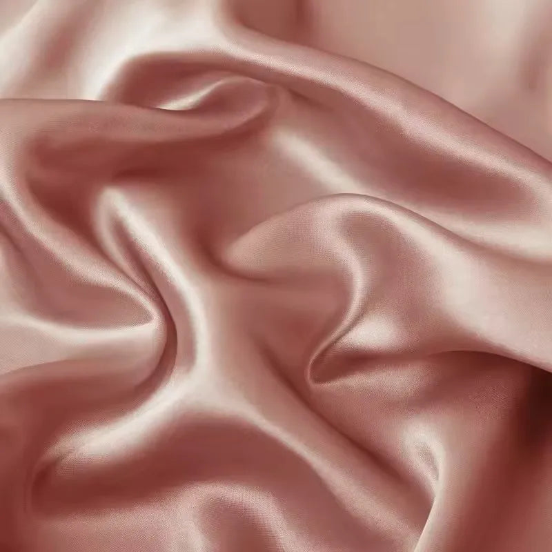 Silk Pillowcase White Black Grey Khaki Blue Pink Sliver Bed Pillow Covers Luxury Cases Home