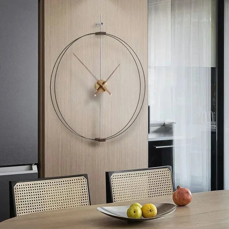 60cm/80cm Wall Clock Modern Living Room Large Clocks Bedroom Silent Movement Luxury Decorative