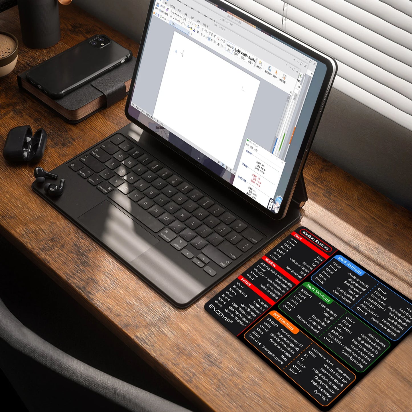 Excel Shortcuts Mouse Pad