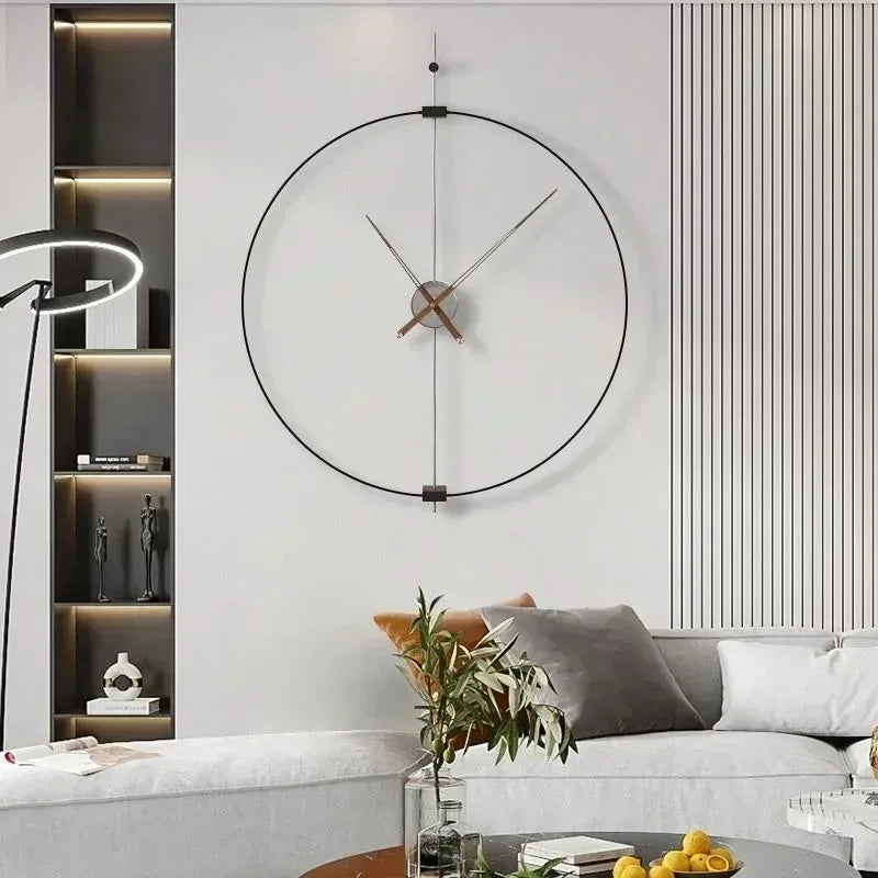 60cm/80cm Wall Clock Modern Living Room Large Clocks Bedroom Silent Movement Luxury Decorative