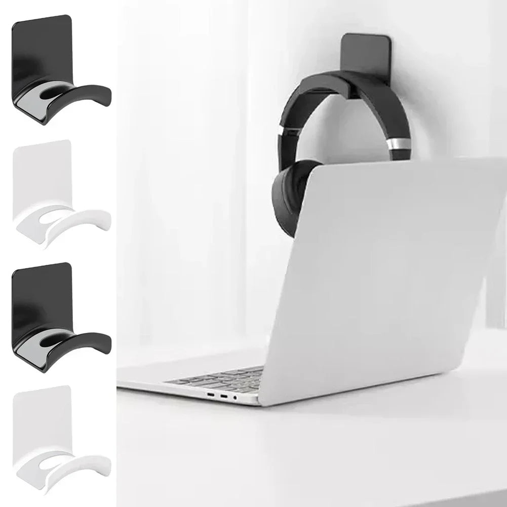 Universal Headphone Stand – Under-Desk Headset Hanger