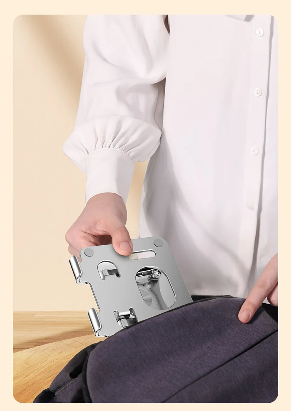 360° Rotating Tablet Stand – Foldable Aluminium iPad Holder