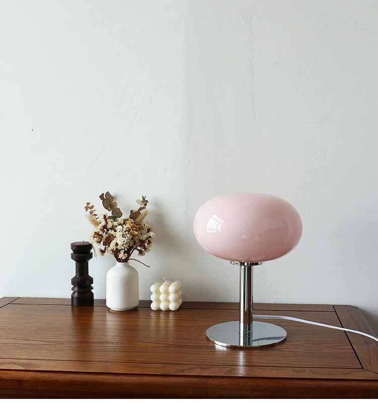 Macaron Dimmable Glass Bedside Lamp
