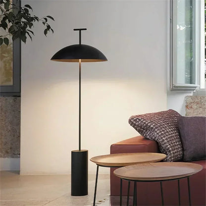 Black Scandinavia Floor Lamp Minimalist Designer Mushroom Light Original Style For Bedroom Living
