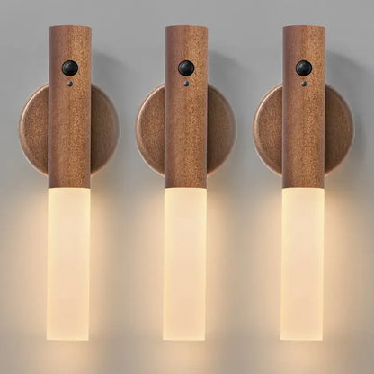 Rechargeable Motion Sensor Wall Light Indoor Lighting Magnetic Tool-Free Mount