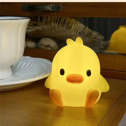 Duck LED Night Light Bedroom Lighting Kids Gifts Cute Design Sleep-Friendly