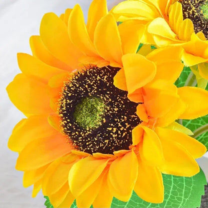 Rechargeable Sunflower Night Light Warm Cosy Two Brightness Levels Bedside USB
