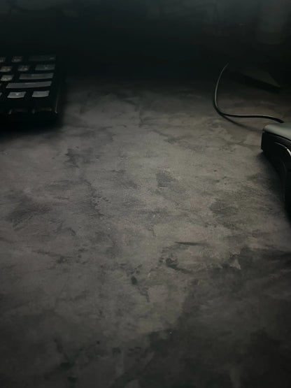 Gray Stitched-Edge Gaming Mouse Pad Superior Control Surface Non-Slip Rubber Base