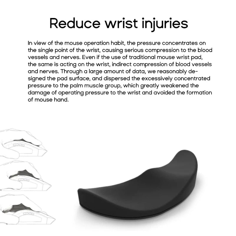 Ergonomic Gliding Mouse Wrist Rest – Palm Support for Office