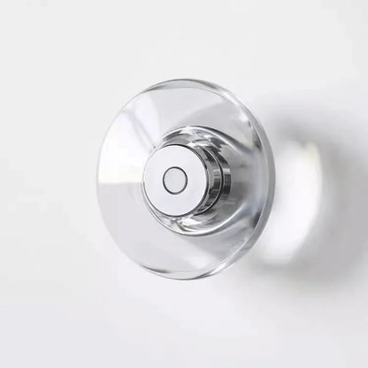 Modern Round Crystal Bedside Lamp Bedroom Living Room Italian LED Sconce Minimalist Art Circular