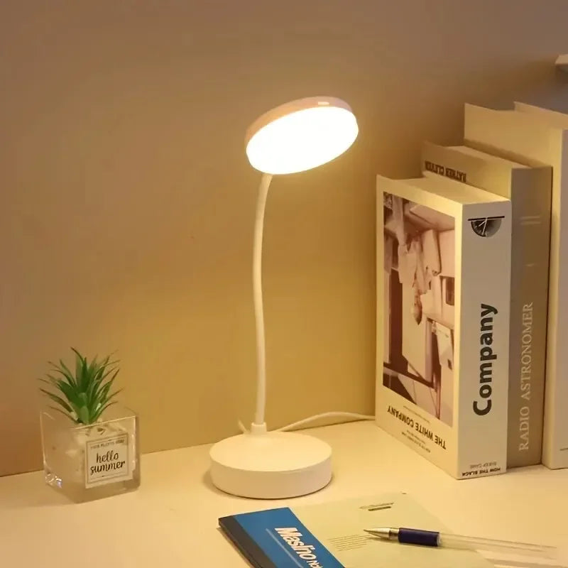 LED Desk Lamp – 3-Level Touch Dimmer Night Light for Study & Office