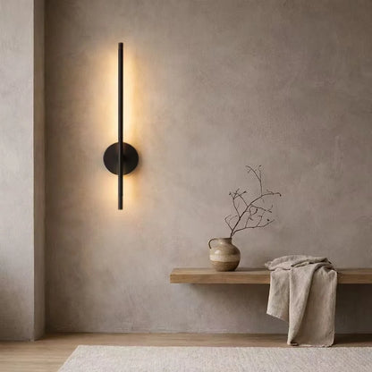 Magnetic Rechargeable LED Wall Lamp Wireless Black Gold Dimmable Living Room Bedroom Hallway Light