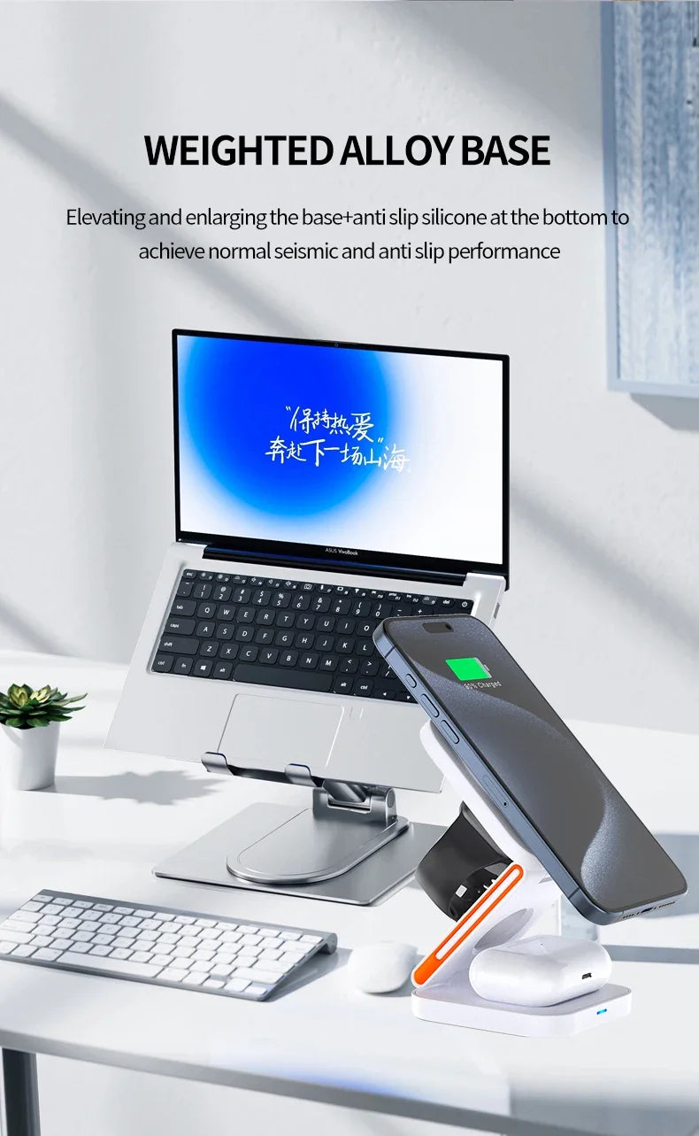 3-in-1 Foldable Charging Station