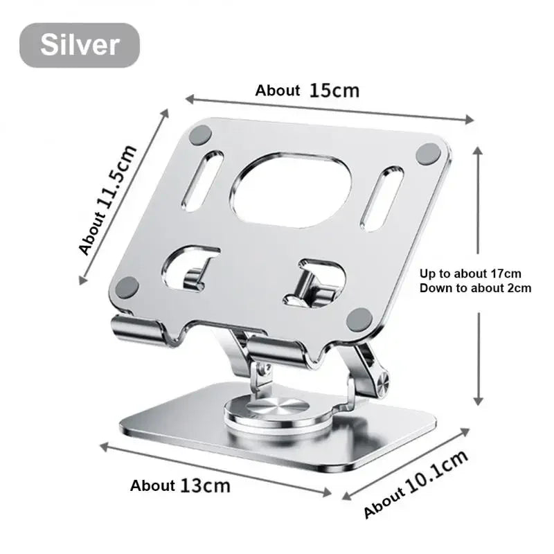 360° Rotating Tablet Stand – Foldable Aluminium iPad Holder